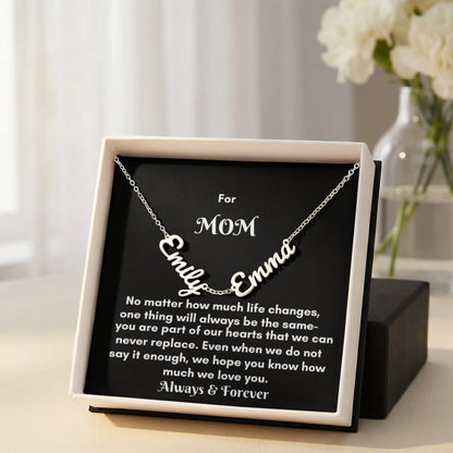 Personalized Name Necklace – A Heartfelt Jewelry Gift for Moms