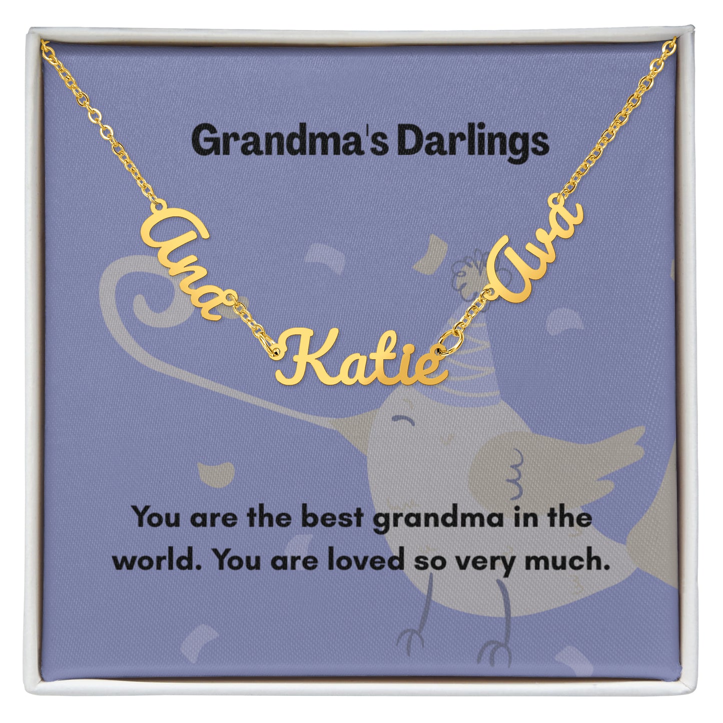 Personalized  Multiple Name Necklace