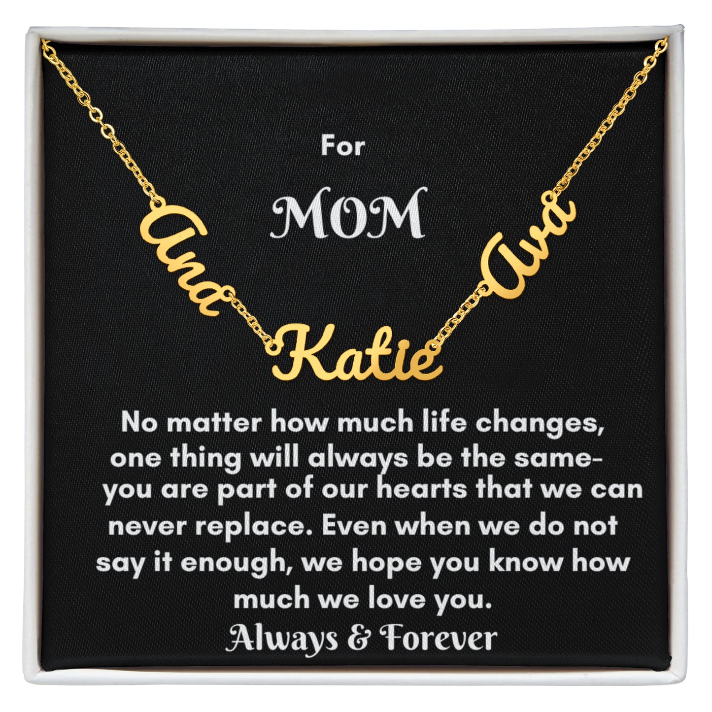 Multiple Name Necklace