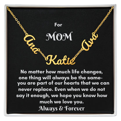 Personalized Name Necklace – A Heartfelt Jewelry Gift for Moms