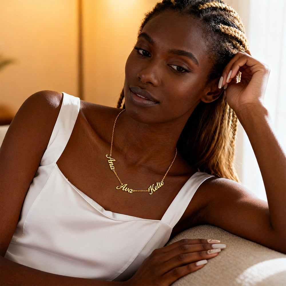 Multiple Name Necklace