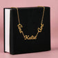 Personalized  Multiple Name Necklace
