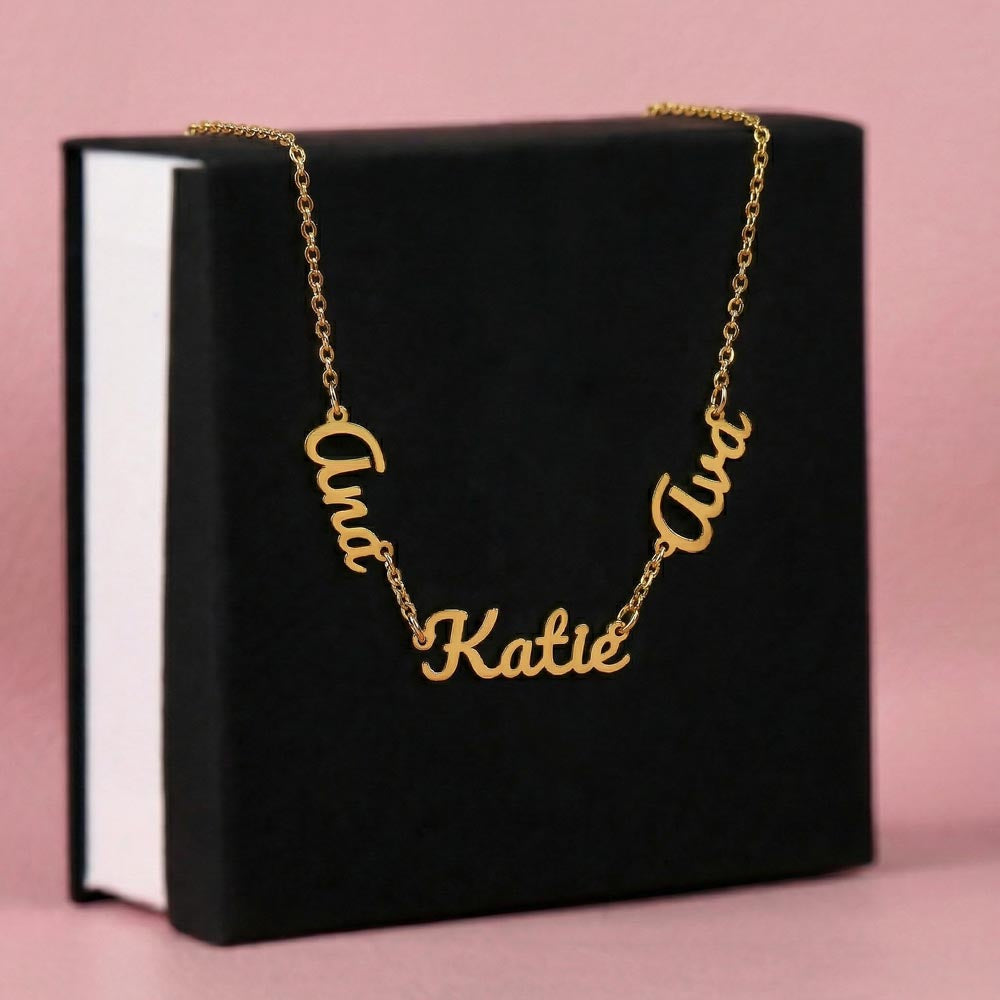 Personalized  Multiple Name Necklace