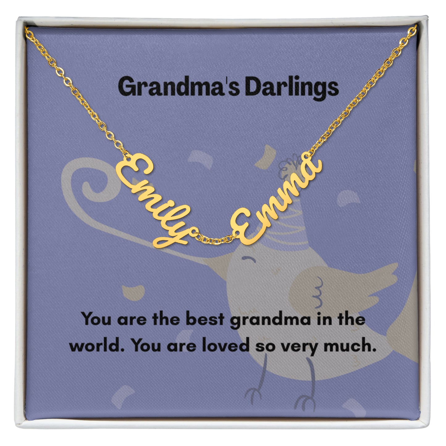 Personalized  Multiple Name Necklace
