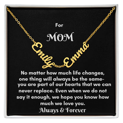 Personalized Name Necklace – A Heartfelt Jewelry Gift for Moms