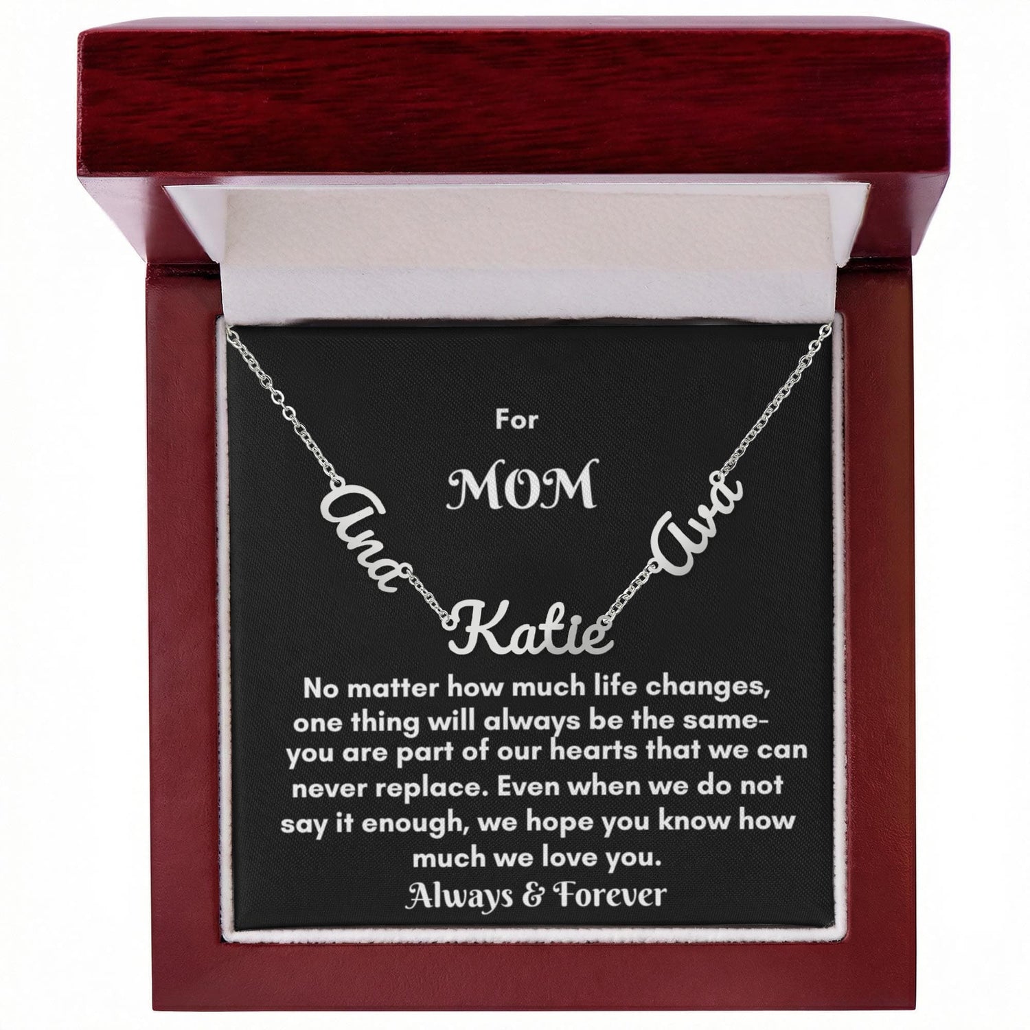 Personalized Name Necklace – A Heartfelt Jewelry Gift for Moms