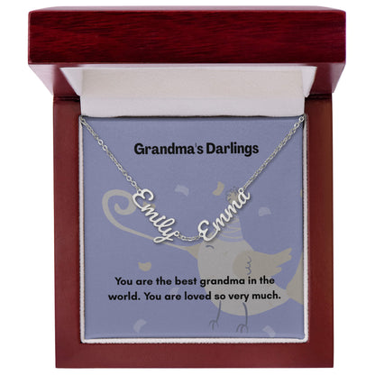 Custom Name Necklace - A Unique Keepsake for Cherished Connections