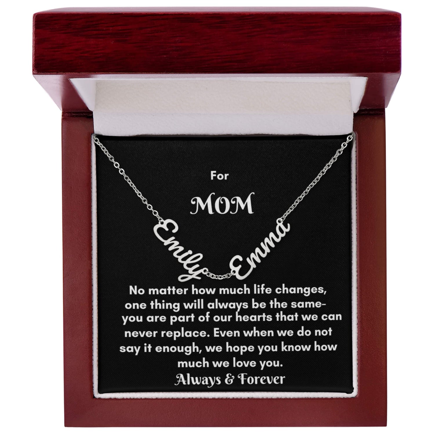 Personalized Name Necklace – A Heartfelt Jewelry Gift for Moms