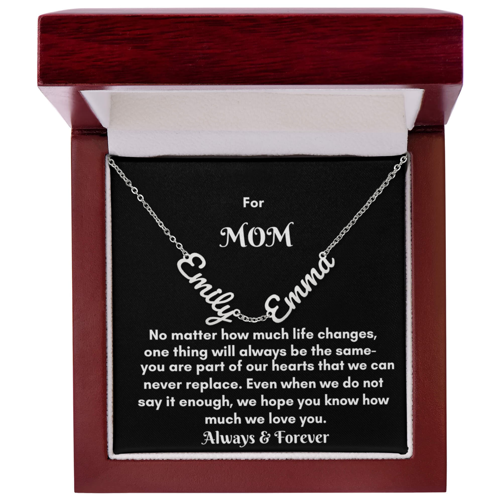 Personalized Name Necklace – A Heartfelt Jewelry Gift for Moms