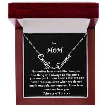 Personalized Name Necklace – A Heartfelt Jewelry Gift for Moms