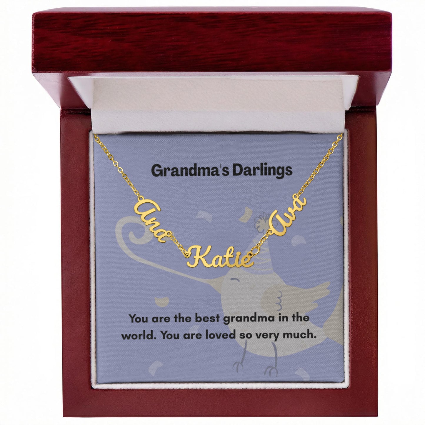 Personalized  Multiple Name Necklace