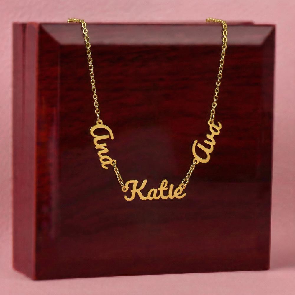 Personalized  Multiple Name Necklace