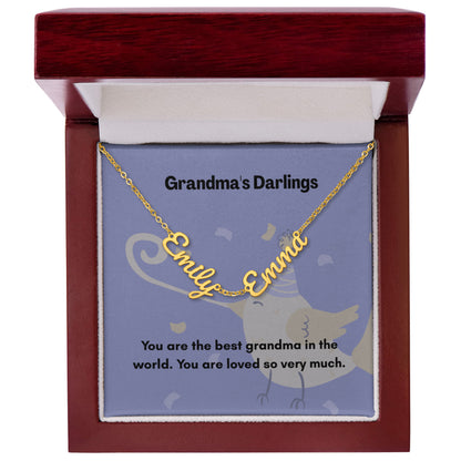 Custom Name Necklace - A Unique Keepsake for Cherished Connections