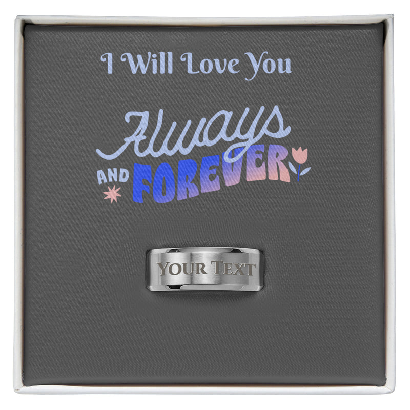 Men's Engraved Ring
