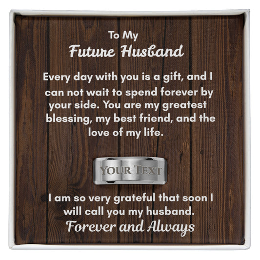 Engraved  Men's Ring