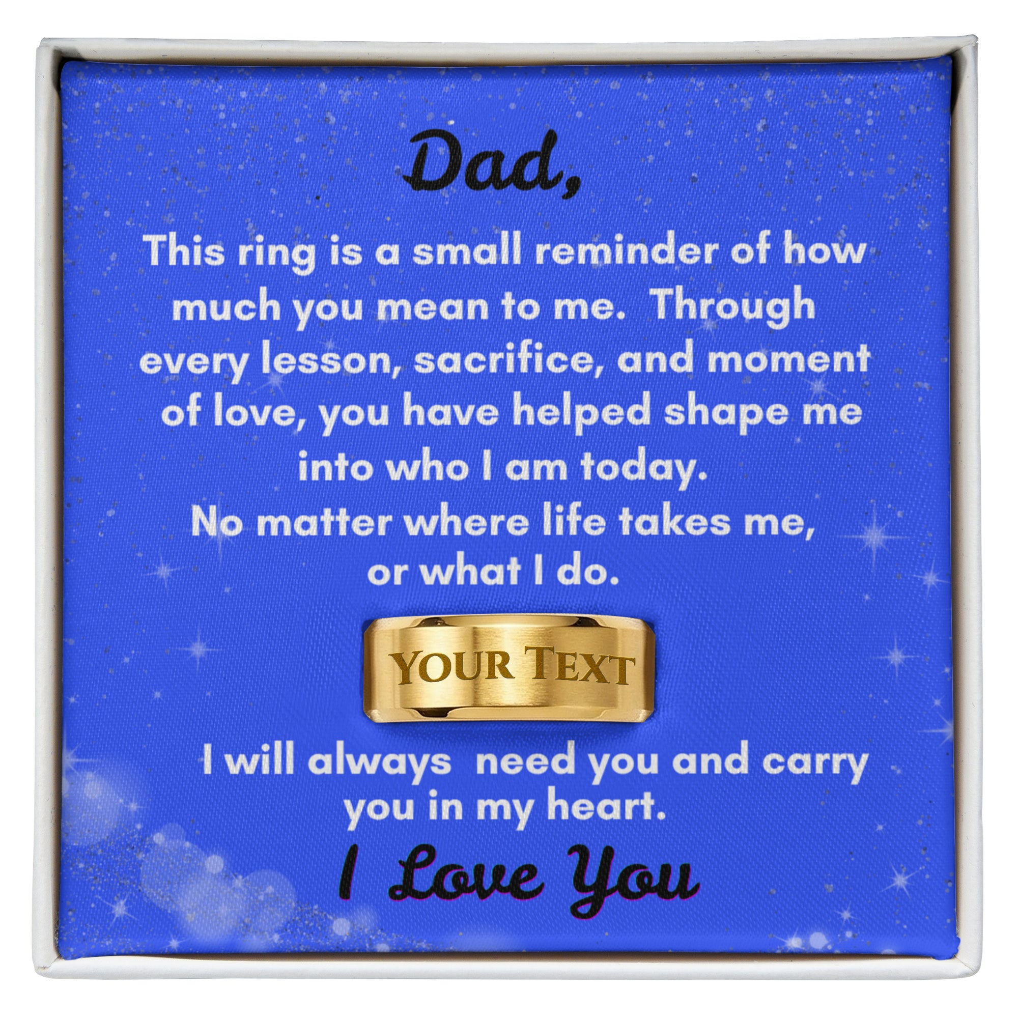 Custom Engraved Men&