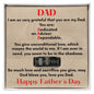 Dad's or Step Dad's Engraved Men's Ring