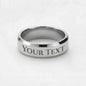Dad's or Step Dad's Engraved Men's Ring