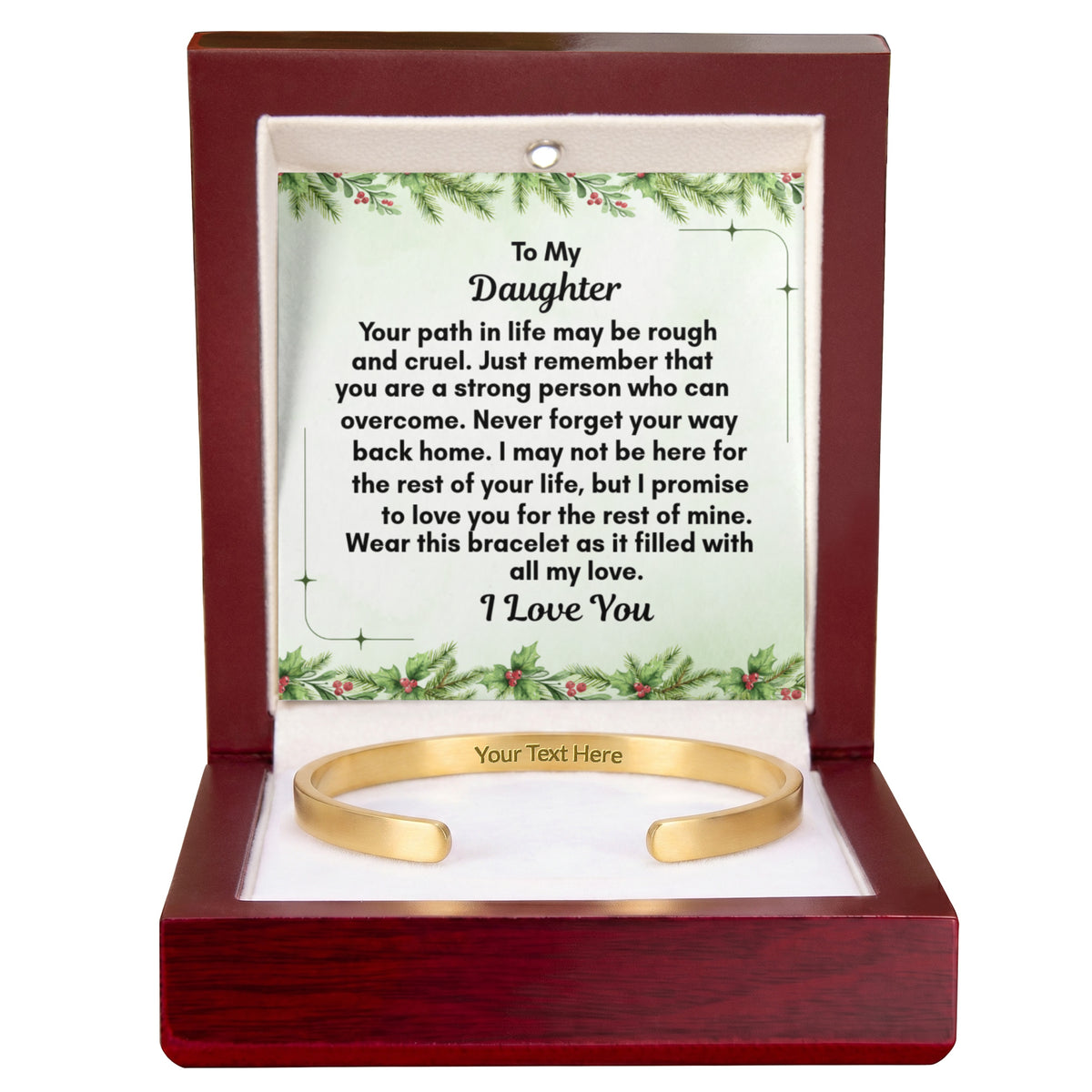 Custom Engraved Cuff Bracelet