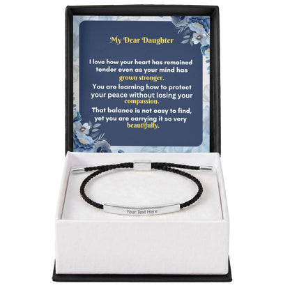 Custom Engraved Bar Bracelet