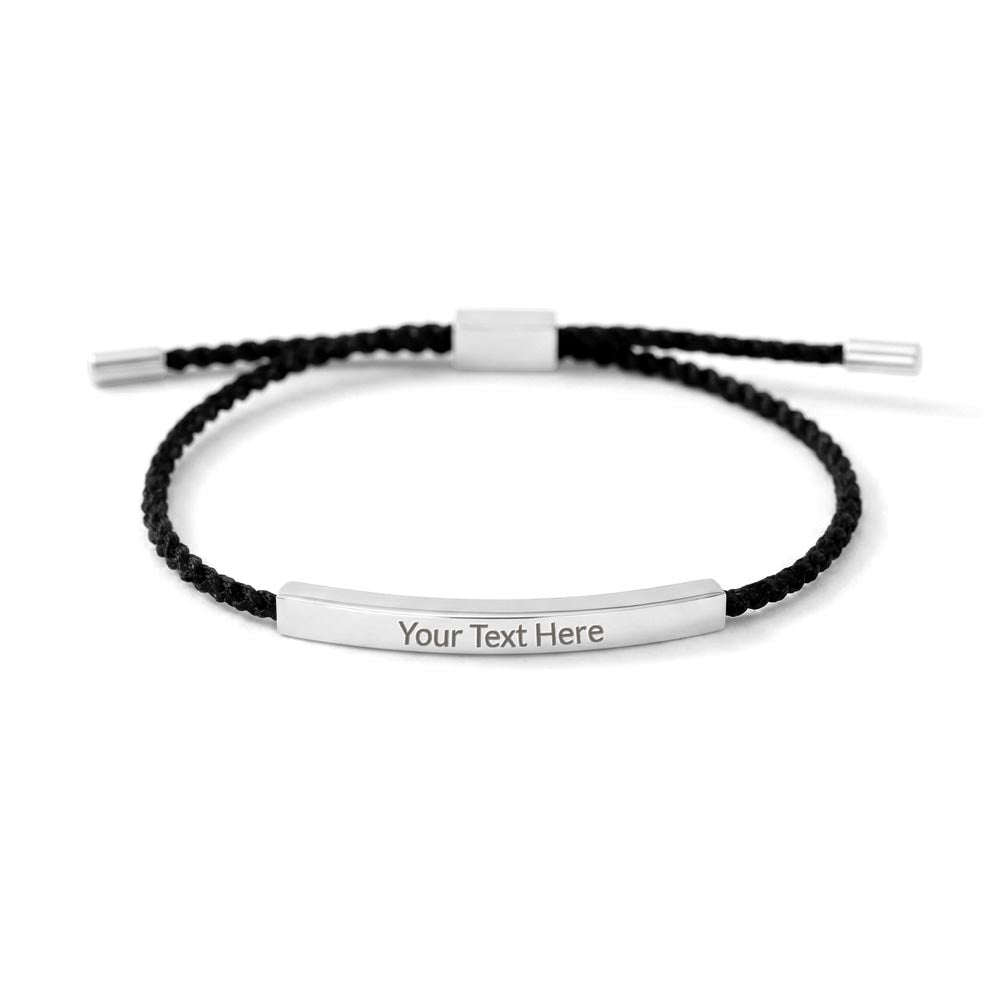 Custom Engraved Bar Bracelet