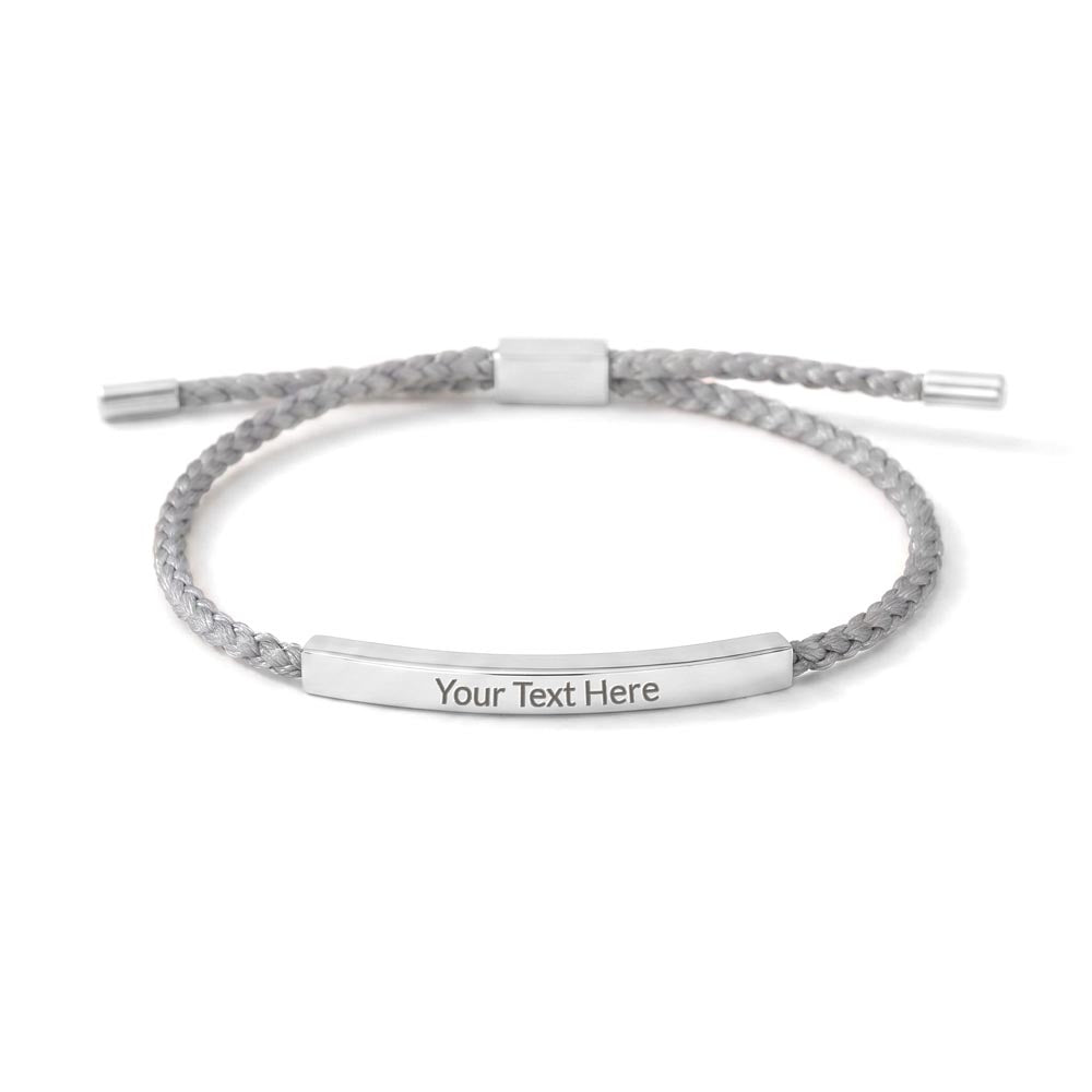 Custom Engraved Bar Bracelet