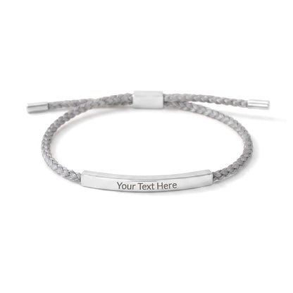 Custom Engraved Bar Bracelet