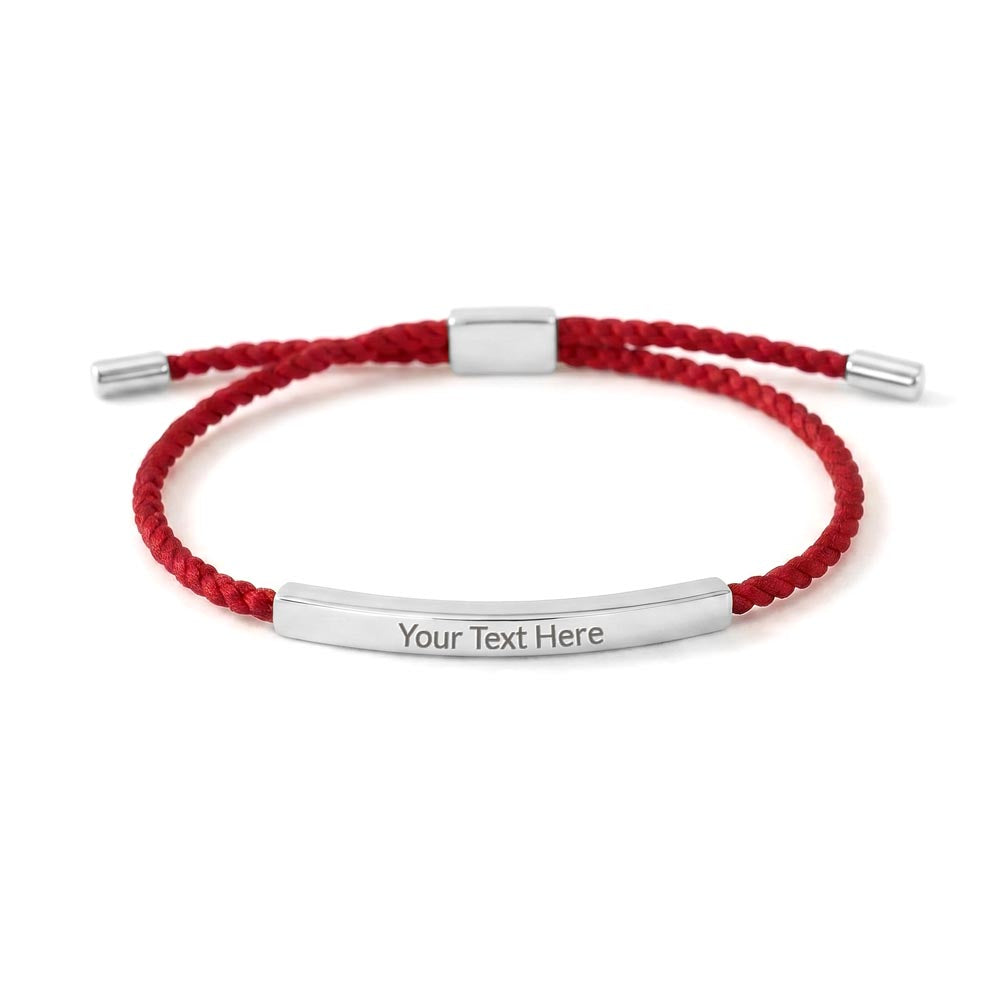 Custom Engraved Bar Bracelet