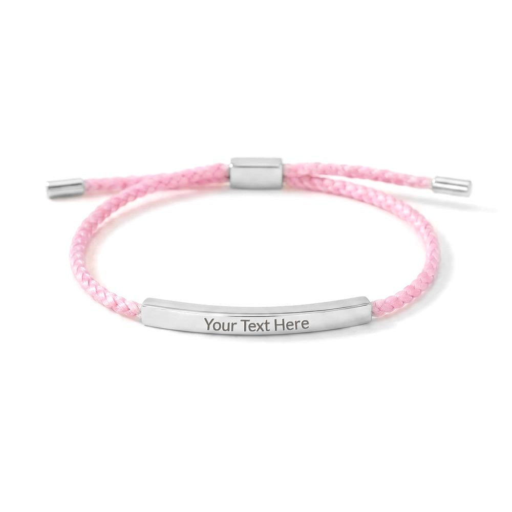 Custom Engraved Bar Bracelet
