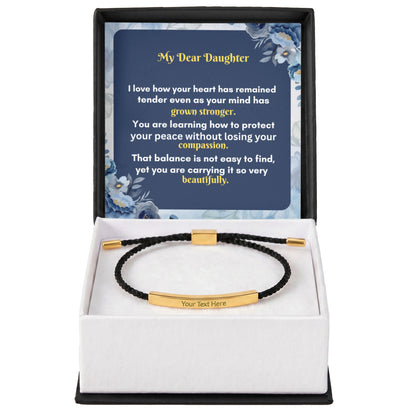Custom Engraved Bar Bracelet