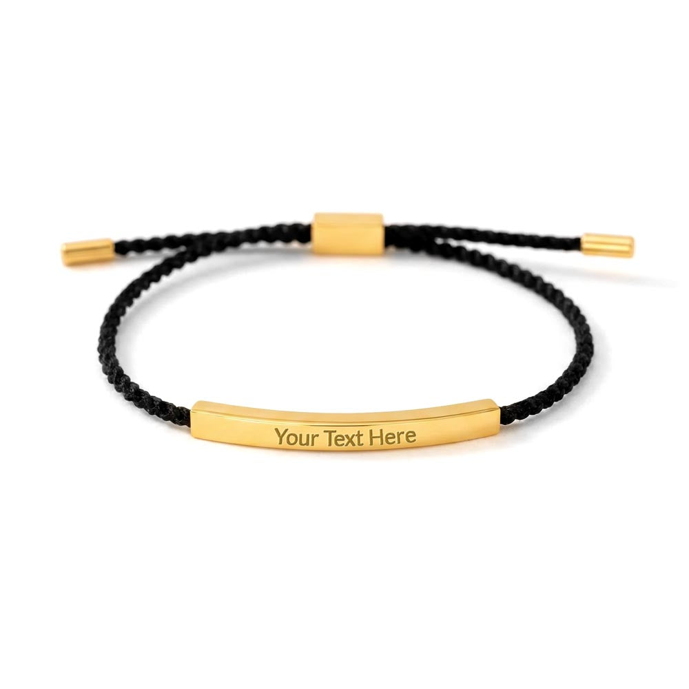 Custom Engraved Bar Bracelet