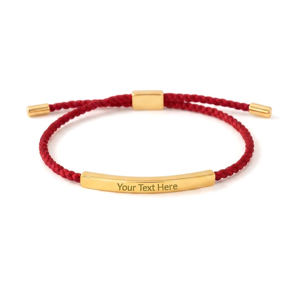 Custom Engraved Bar Bracelet