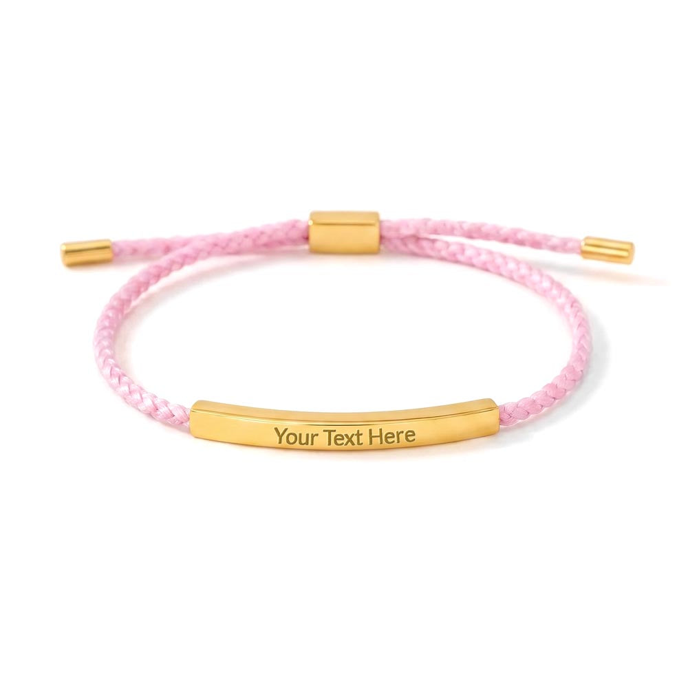 Custom Engraved Bar Bracelet