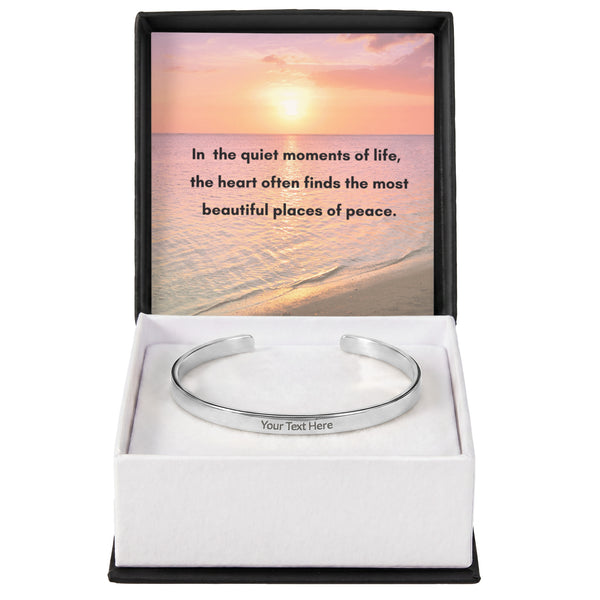 The Custom Engraved Cuff Bracelet