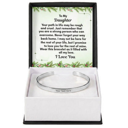 Custom Engraved Cuff Bracelet