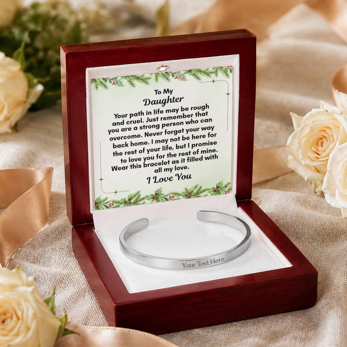 Custom Engraved Cuff Bracelet