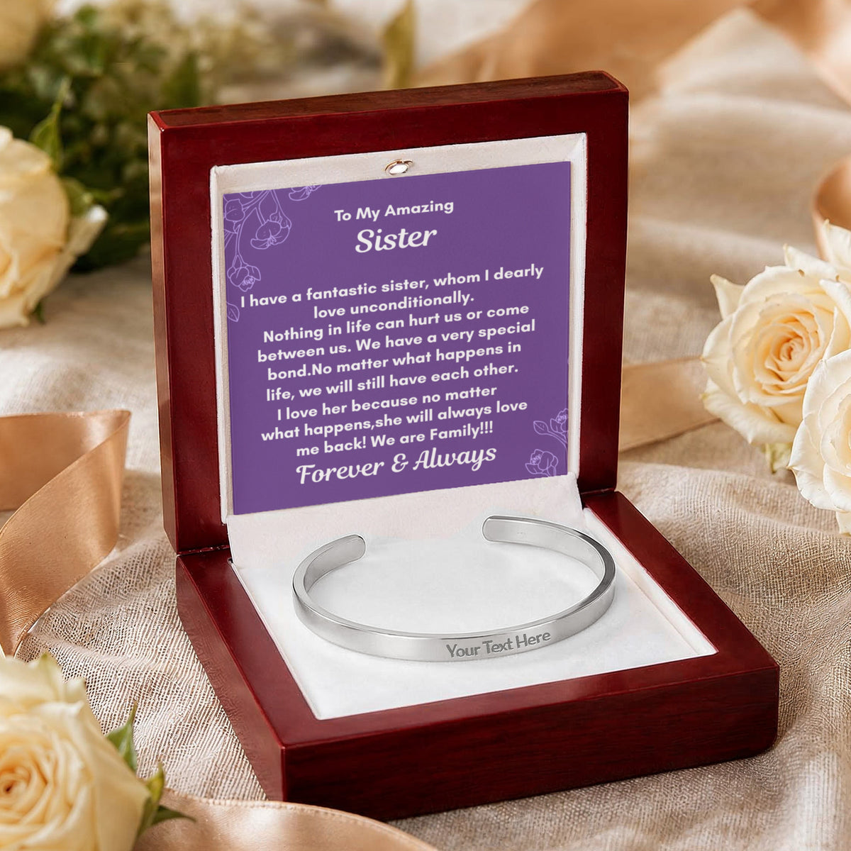 Custom Engraved Cuff Bracelet