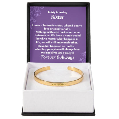 Custom Engraved Cuff Bracelet