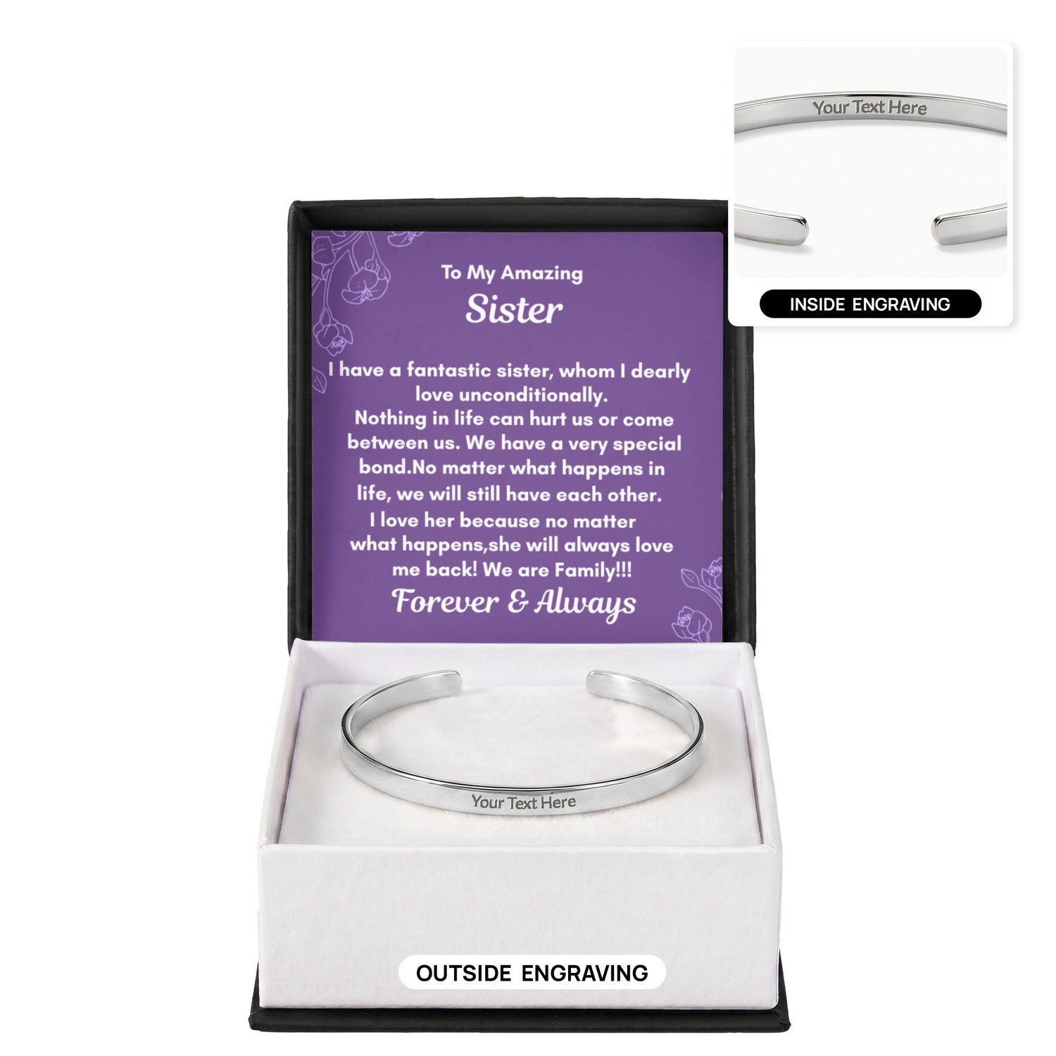 Custom Engraved Cuff Bracelet