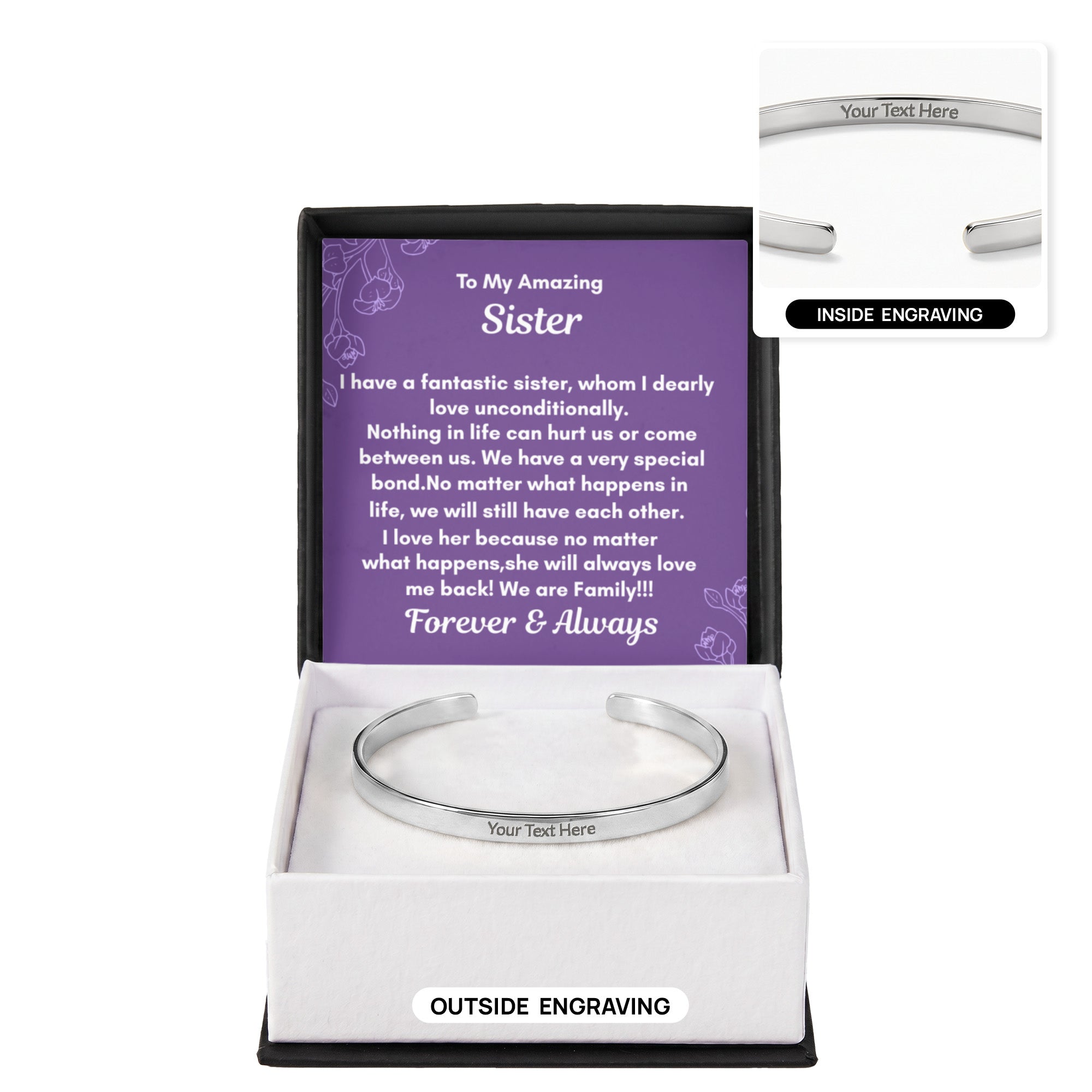 Custom Engraved Cuff Bracelet