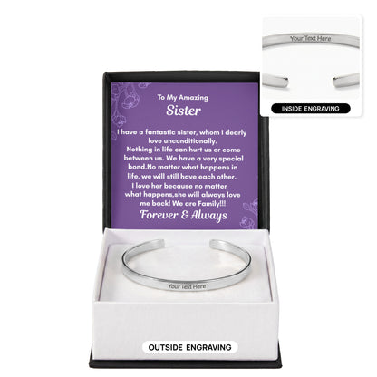 Custom Engraved Cuff Bracelet