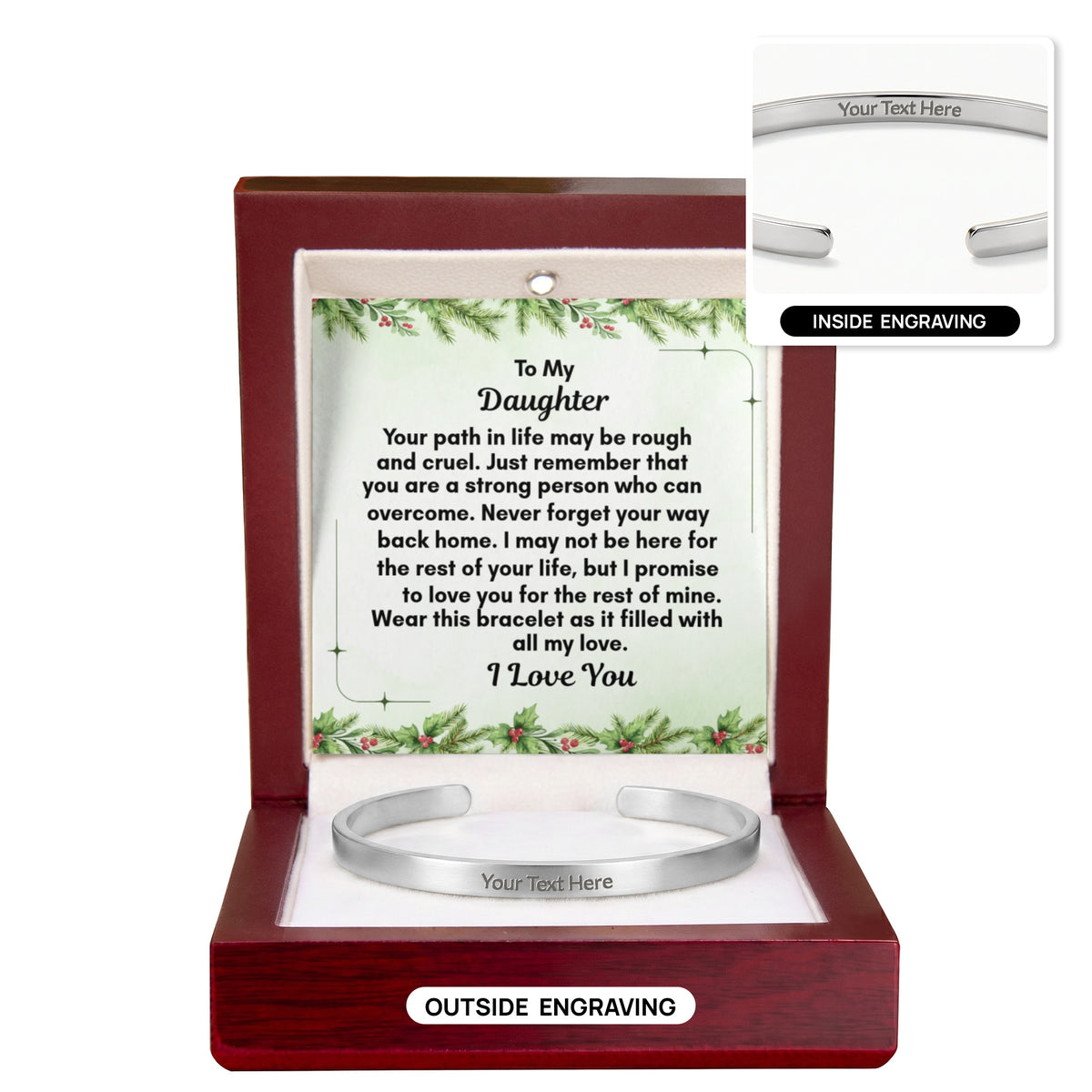 Custom Engraved Cuff Bracelet