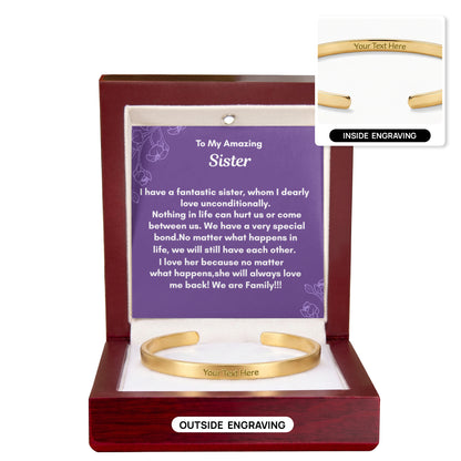 Custom Engraved Cuff Bracelet