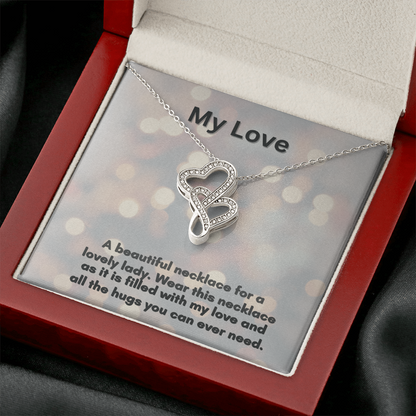 Heart-to-Heart Pendant Necklace - A Timeless Gift for Loved Ones