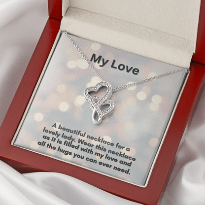 Heart-to-Heart Pendant Necklace - A Timeless Gift for Loved Ones