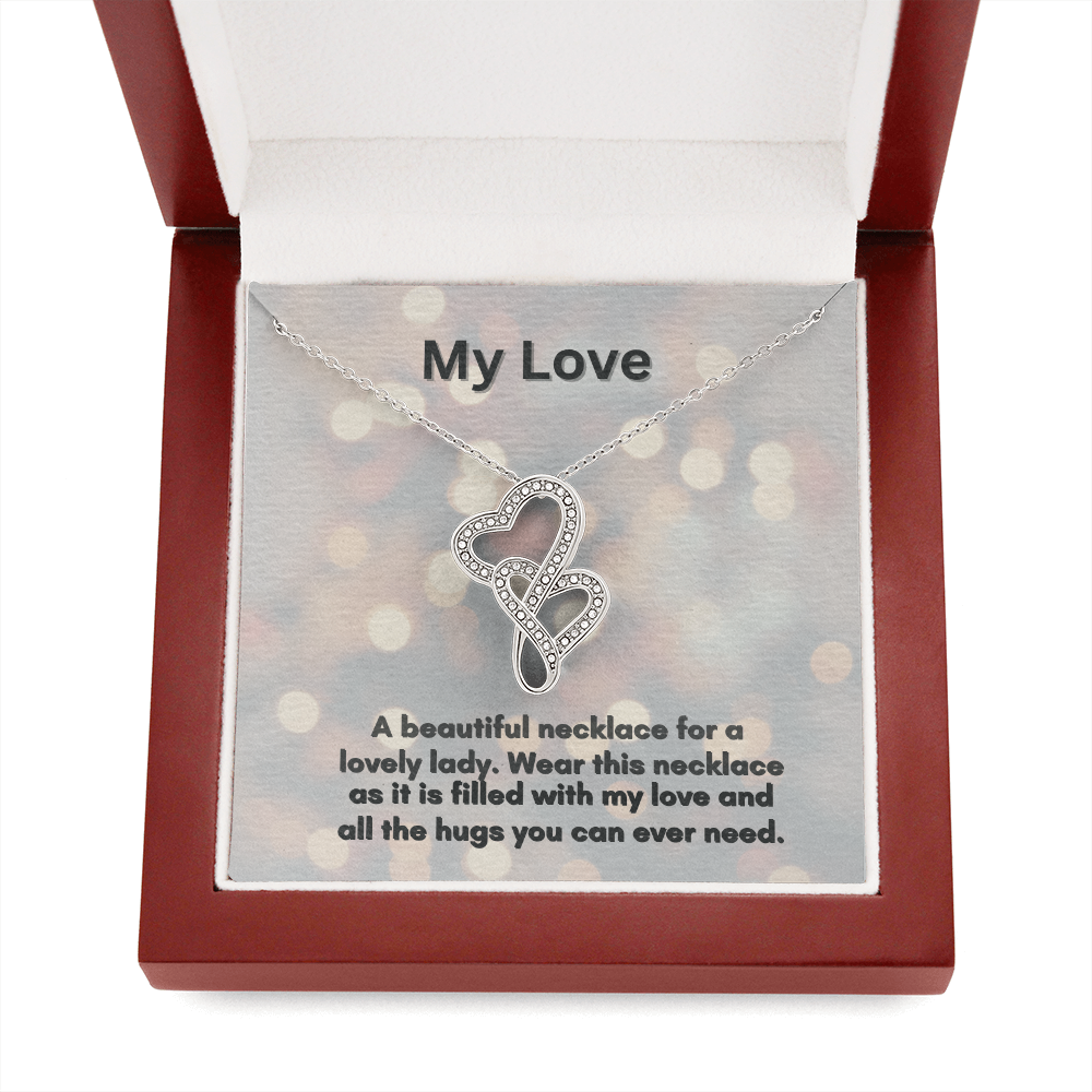 Heart-to-Heart Pendant Necklace - A Timeless Gift for Loved Ones