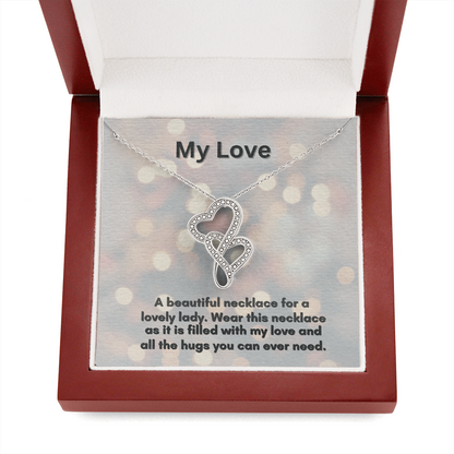 Heart-to-Heart Pendant Necklace - A Timeless Gift for Loved Ones