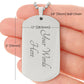 Luxury Military Dog Tag