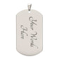 Dog Tag Necklace for you Child