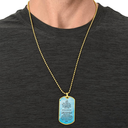 Personalized Luxury Military Dog Tag - A Timeless Keepsake for Your Loved Ones